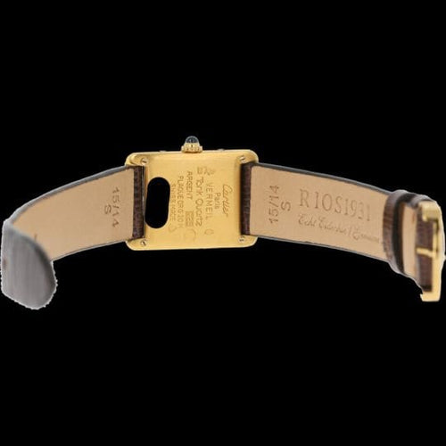 Montre Cartier Montre Tank Vermeil 58 Facettes MT43330