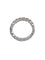 Bague 51 Bague Alliance Américaine en or blanc et diamants 58 Facettes