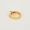 Bague 53.5 Bague or jaune, diamant et rubis de syhtèse calibrés 58 Facettes SOI31412