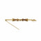 Broche Broche Art Déco Ruban - Or, Platine, Rubis, Perle et Diamants 58 Facettes 250379R