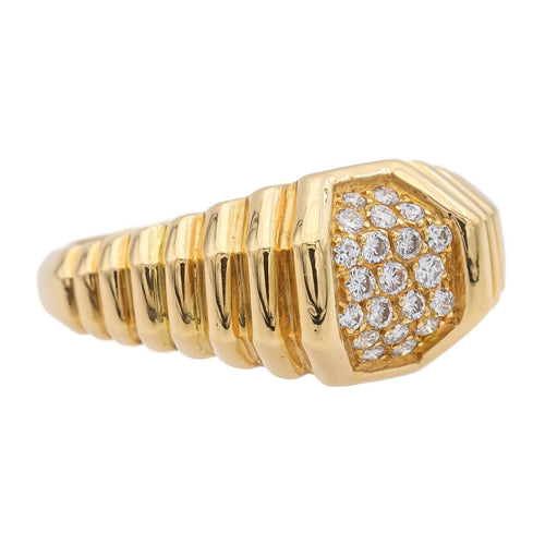 Bague 56 Bague Or jaune Diamant 58 Facettes 1480609CN