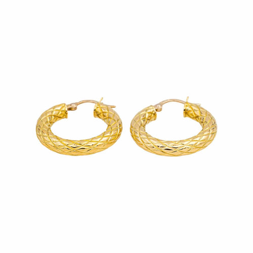 Boucles d'oreilles Boucles d'oreilles Créoles  Or jaune 58 Facettes 4895768CN