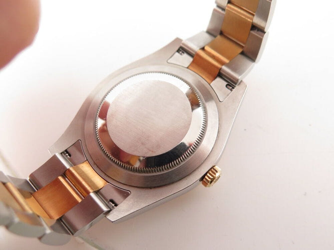 Montre montre ROLEX datejust ii wimbledon 116333 en or 18k acier 41mm automatique 58 Facettes 266380