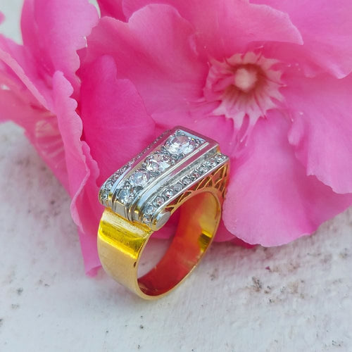 Bague 58 Bague Tank « Auguste » 58 Facettes 193