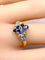 Bague 51 Mauboussin - Bague en or jaune 18 carats et saphirs et diamants 58 Facettes AB670