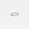 Bague 48 Alliance or blanc diamants 58 Facettes LP594