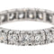 Bague 57 Bague  Alliance américaine   Platine Diamant 58 Facettes 4113911CN
