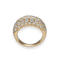 Bague 46 Bague jonc petit doigt en or jaune 18K avec 1,80 ct de diamants H-VS - Taille 46 58 Facettes FB10600