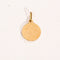 Pendentif AUGIS-Médaille d'amour ronde Plus qu'hier Moins que demain 58 Facettes LMB-280