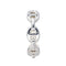 Boucles d'oreilles Hermès  Boucles d'oreilles Mono-boucle Chaîne d'ancre Argent 58 Facettes 4540660RV