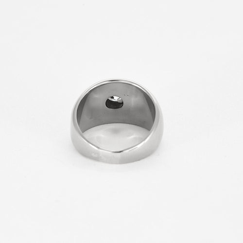Bague 52,5 Bague dôme en or blanc et diamant 58 Facettes LAV1846