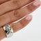 Bague 51 Bague or blanc Maison Feraud - aigue-marine et diamants 58 Facettes RÉF 6198/10