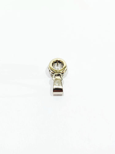 Pendentif Pendentif or blanc platine et diamant 58 Facettes