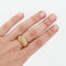 Bague 53 BAGUE OR JAUNE 18 CARATS 58 Facettes REF 5006/14