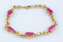 Bracelet Bracelet en or jaune orné de rubis 58 Facettes BRARV14KCC925