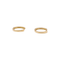 Boucles d'oreilles Boucles d'oreilles créoles, or jaune, diamants. 58 Facettes 34286
