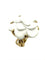 Bague 52 CHANEL. Collection "Camélia", bague or jaune et cacholong 58 Facettes