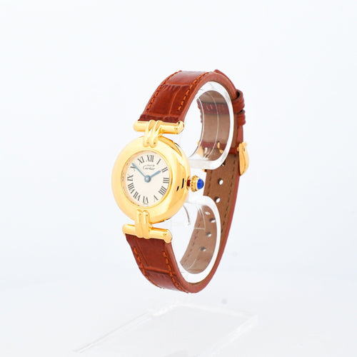 Montre Cartier Must Colisée - Ivory roman dial 58 Facettes