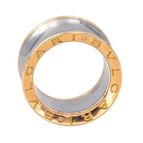 Bague 52 Bulgari Bague B.Zéro1 Or rose, Acier 58 Facettes 4437822CN