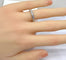 Bague 49 Alliance en platine sertie de 19 diamants 58 Facettes AB589
