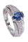 Bague 54 Bague moderne saphir et diamants 58 Facettes 084261