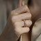 Bague 53 Bague Chaumet Liens Seduction en or rose 18 Cts et diamants - Taille 53 - Boite d'origine 58 Facettes FB10016