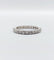 Bague 49.5 Alliance américaine or blanc et diamants 58 Facettes A05317
