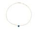 Collier collier POMELLATO nudo petit pendentif or rose 18k & topaze 58 Facettes 266329
