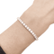 Bracelet Bracelet ligne or blanc et diamants. 58 Facettes 34486