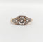 Bague 51 Bague Art Déco or jaune diamants taille rose (circa 1940) 58 Facettes A05973