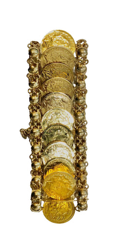 Bracelet Bracelet pièces or jaune 58 Facettes