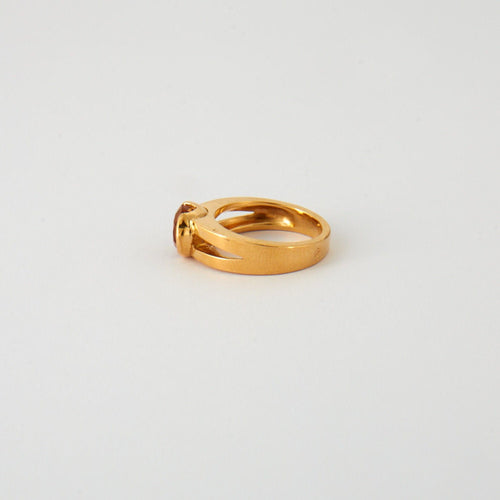 Bague BAGUE CITRINE OR JAUNE 58 Facettes