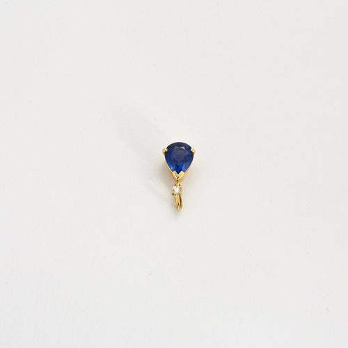 Pendentif Pendentif or jaune diamants et saphir 58 Facettes GAW12