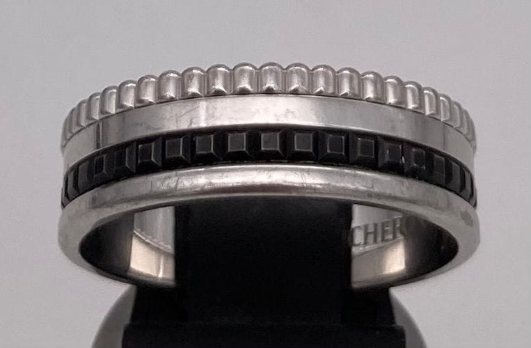 Bague 61 Bague Boucheron Quatre Black Or Gris 58 Facettes