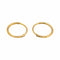 Boucles d'oreilles Boucles d'oreilles Créoles  Or jaune 58 Facettes 4823781CN