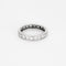 Bague 53 Alliance Américaine or blanc et diamants 58 Facettes GU198