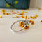 Bague 54 Solitaire Vintage Or gris Diamant 0.40 ct 58 Facettes 7053