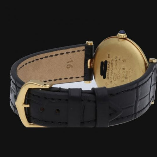 Montre Cartier Montre Must Vendome Vermeil 58 Facettes MT43490