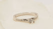 Bague 52 Bague solitaire en or blanc et diamant 58 Facettes 29611/29444