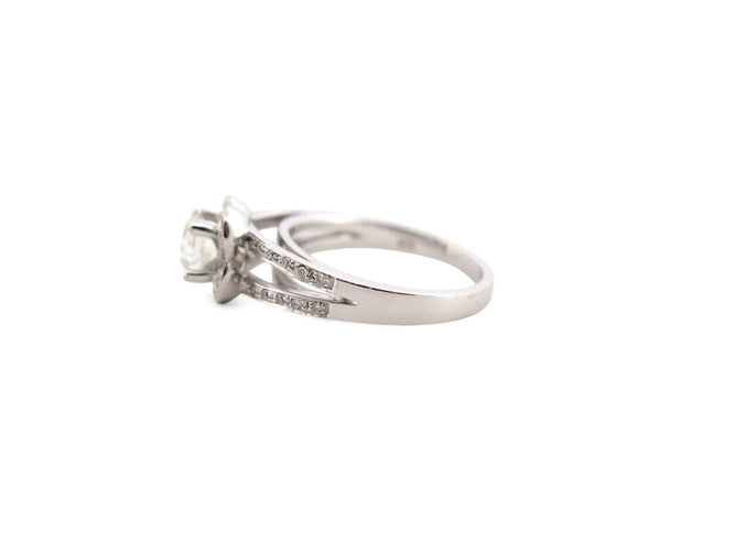 Bague 52 bague MAUBOUSSIN chance of love n7 t52 or blanc 18k diamants facture 58 Facettes 269948