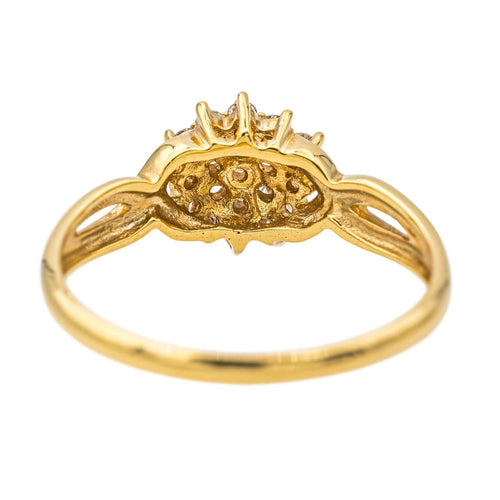 Bague 56 Bague Or jaune Diamant 58 Facettes 578401CD