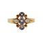 Bague 49 Bague marquise antique en or 18k et diamants taille rose (circa 1900) 58 Facettes A06394