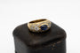 Bague 53 Bague ancienne en or jaune avec saphir et diamants, Pays-Bas. 58 Facettes 10019