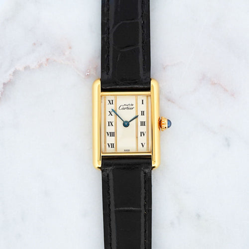 Cartier Tank Must - Ivory Column dial - SM 58 Facettes