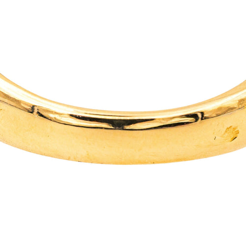 Bague 54 Bague  Demi alliance  Or jaune Diamant 58 Facettes 4084160CN