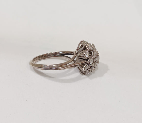 Bague bouquet de diamants
