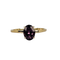 Bague Bague en or jaune avec spinelle naturelle ovale violette 58 Facettes 2504088
