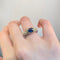 Bague 52 Bague - Or, diamants et Saphir 58 Facettes 230038R