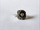 Bague 53 Bague or blanc 18k et Diamants anciens 58 Facettes