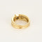Bague 53 Bague type solitaire en or jaune et diamants 58 Facettes AUX1402